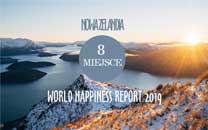 Nowa Zelandia 8 w rankingu najszczęśliwszych krajów świata 2019